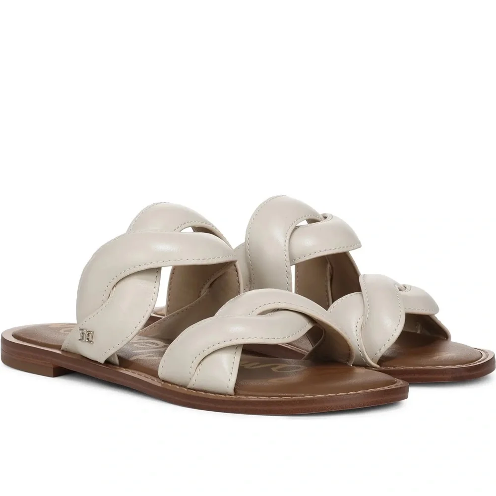 Sam Edelman Hellen Slide Sandal - MODERN IVORY, Size 8 M